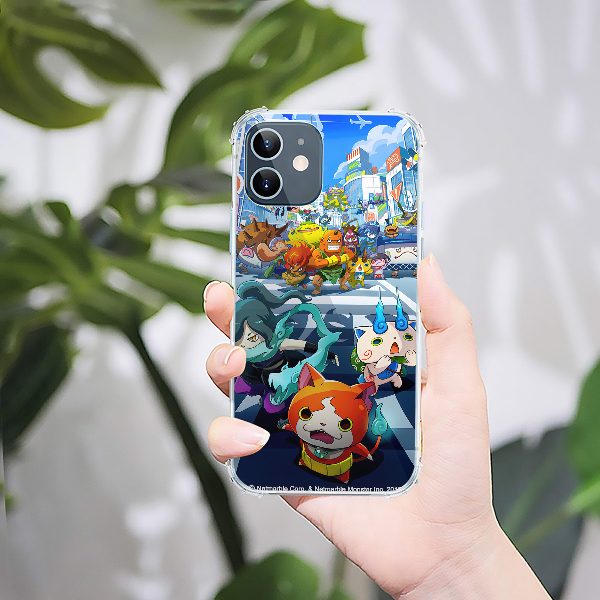 （画像用） 妖怪ウォッチ Yo-kai Watch 【iPhone 12シリーズ対応】透明スマホケース（クリアソフトケース）